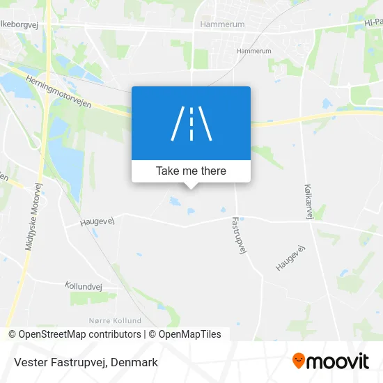 Vester Fastrupvej map