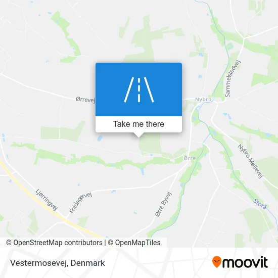 Vestermosevej map