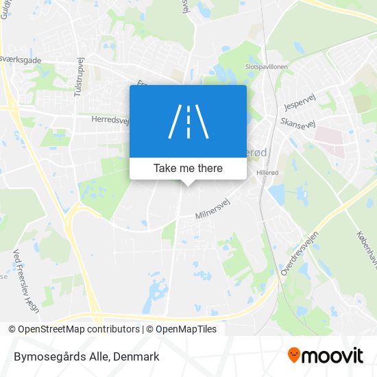 Bymosegårds Alle map