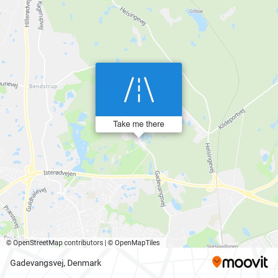 Gadevangsvej map