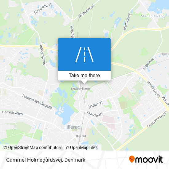 Gammel Holmegårdsvej map