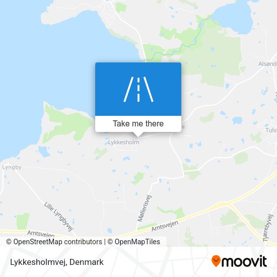 Lykkesholmvej map