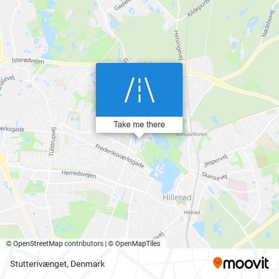 Stutterivænget map