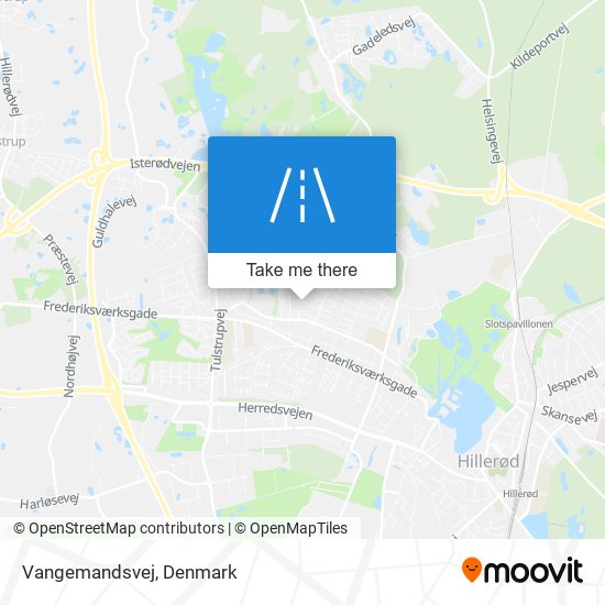 Vangemandsvej map