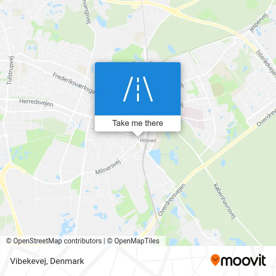 Vibekevej map