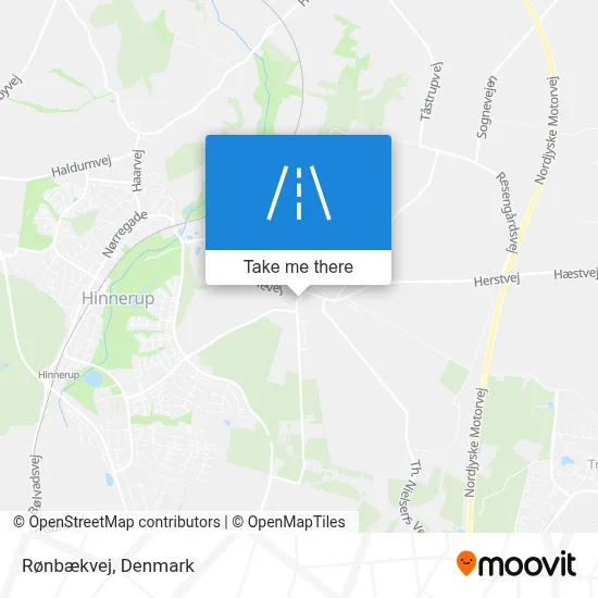 Rønbækvej map