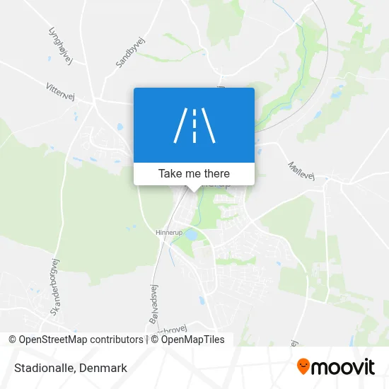 Stadionalle map