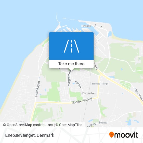 Enebærvænget map