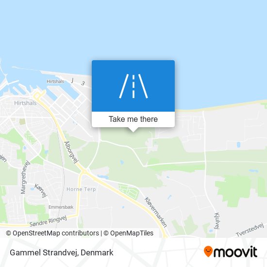 Gammel Strandvej map