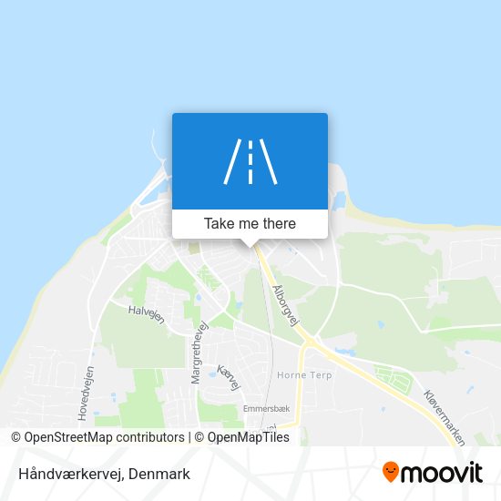 Håndværkervej map