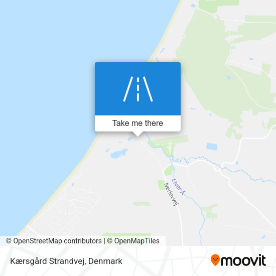 Kærsgård Strandvej map