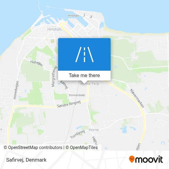 Safirvej map