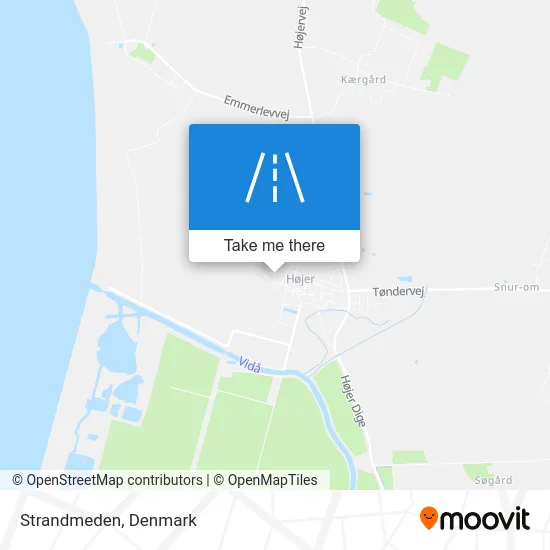 Strandmeden map