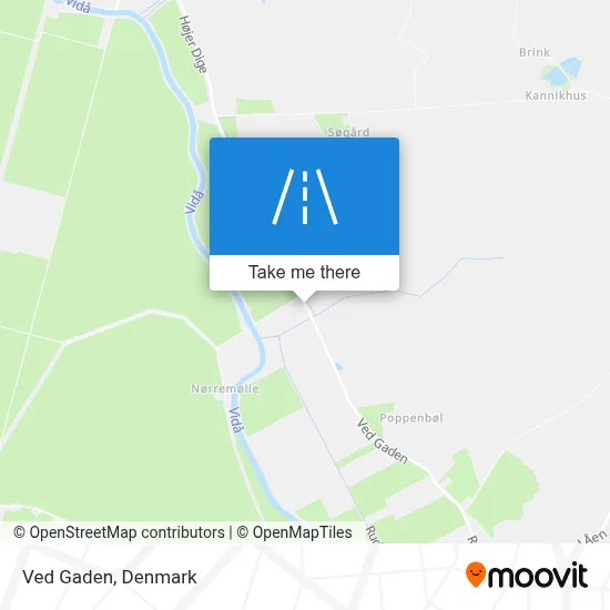 Ved Gaden map