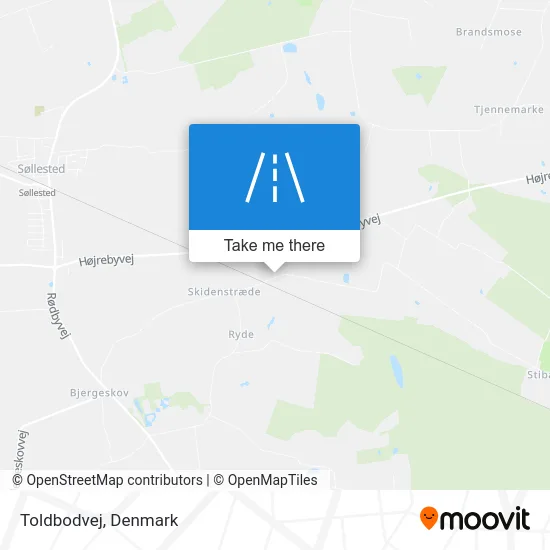 Toldbodvej map