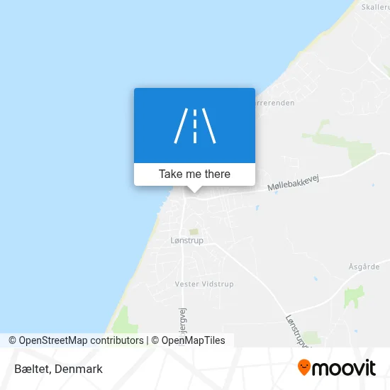 Bæltet map