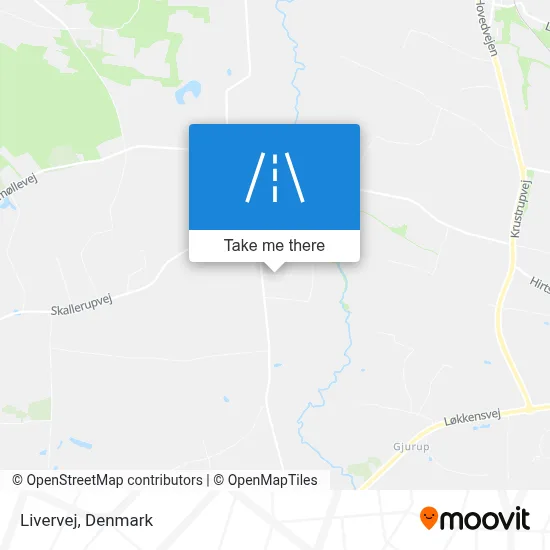 Livervej map