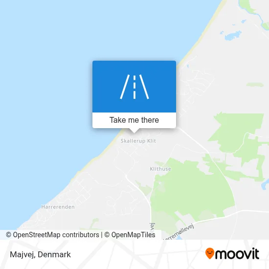 Majvej map