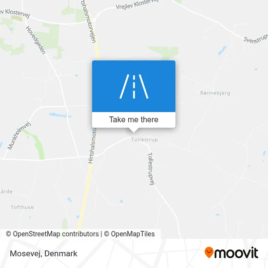 Mosevej map