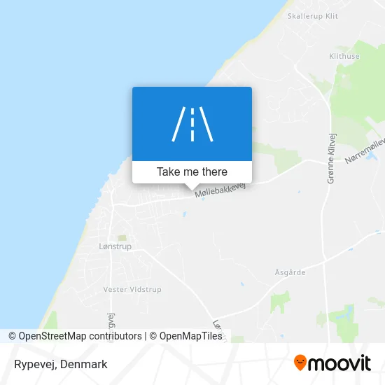 Rypevej map