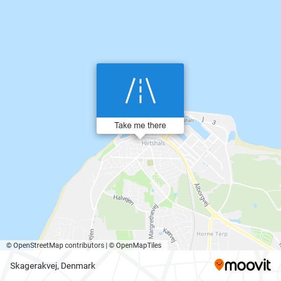 Skagerakvej map