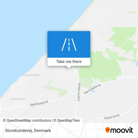 Storehundsvej map