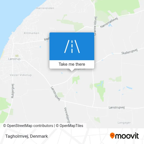 Tagholmvej map