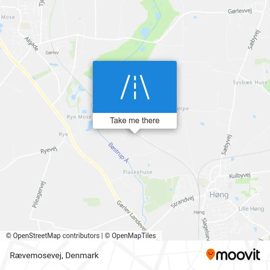 Rævemosevej map