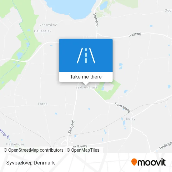 Syvbækvej map