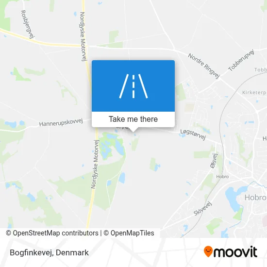 Bogfinkevej map
