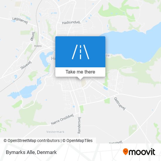 Bymarks Alle map