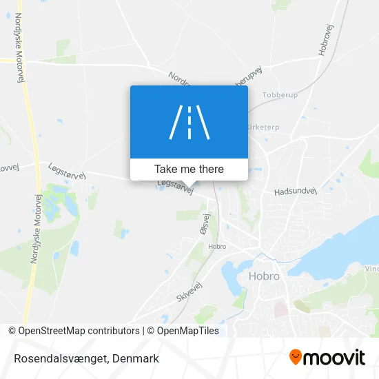 Rosendalsvænget map