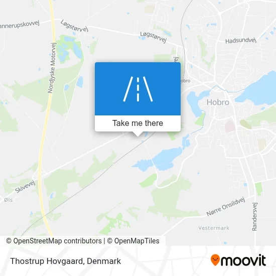 Thostrup Hovgaard map