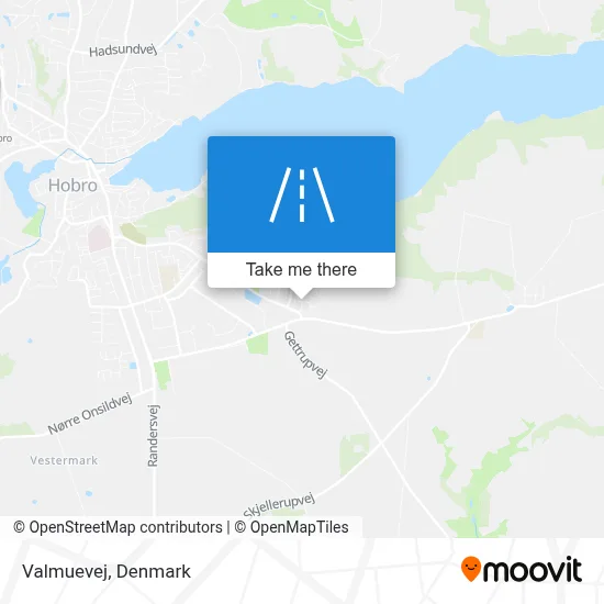 Valmuevej map