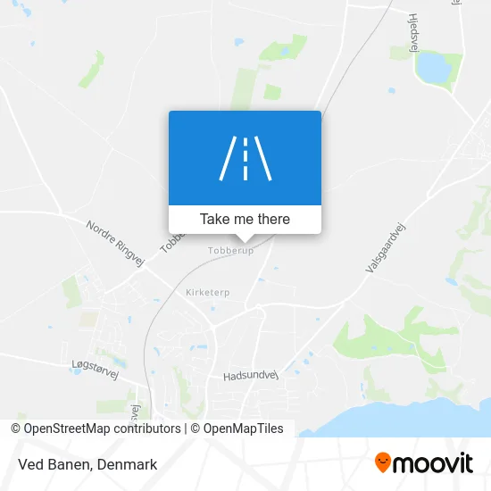 Ved Banen map