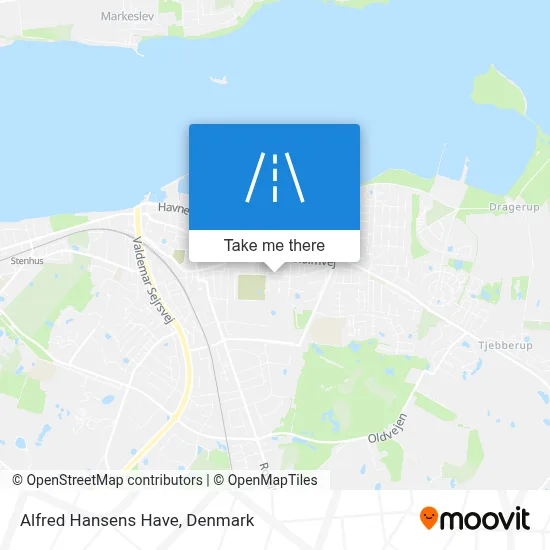 Alfred Hansens Have map