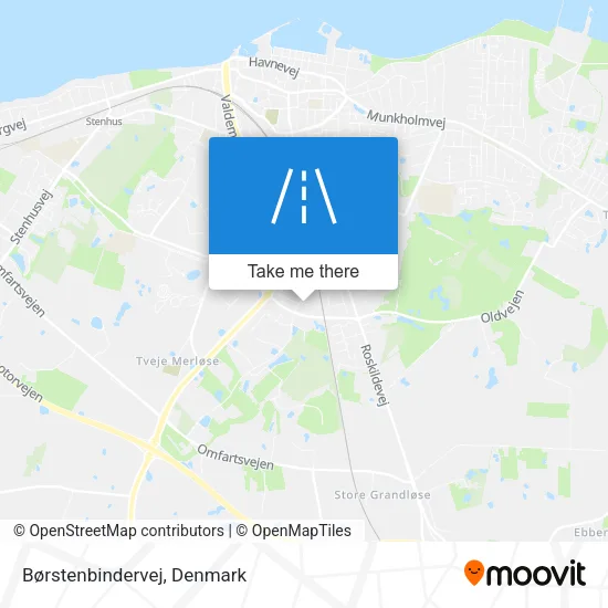 Børstenbindervej map