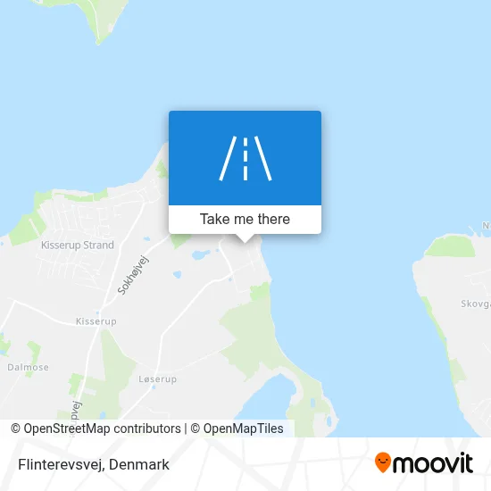 Flinterevsvej map