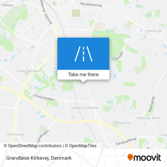 Grandløse Kirkevej map