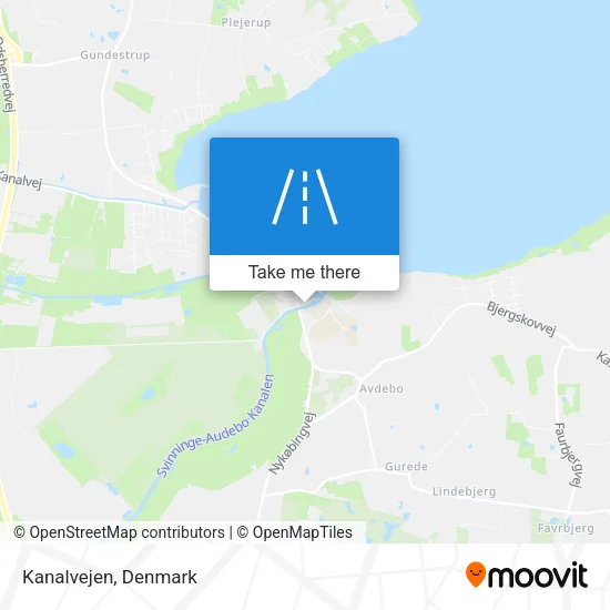 Kanalvejen map