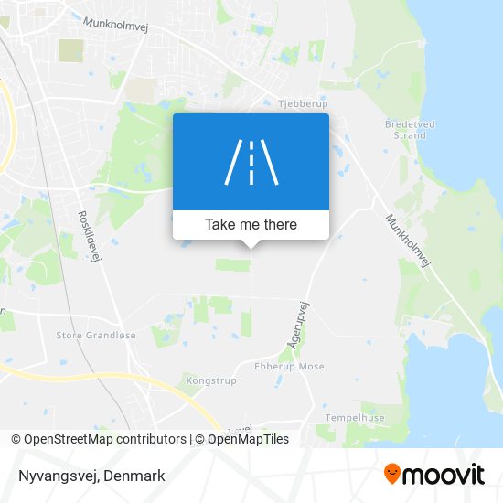 Nyvangsvej map