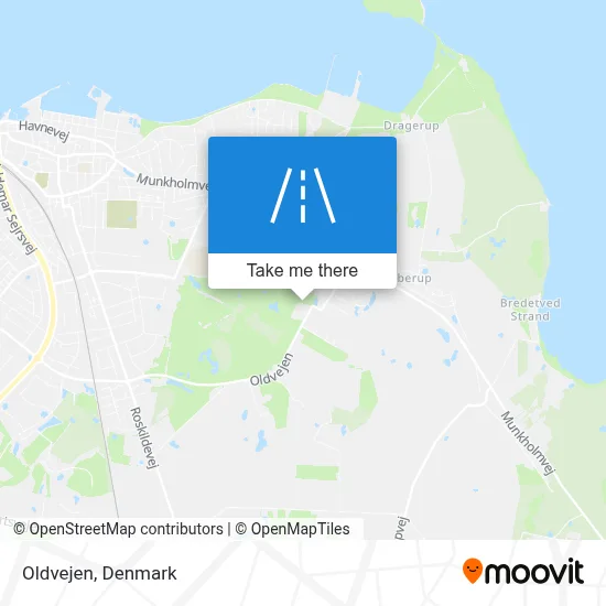 Oldvejen map