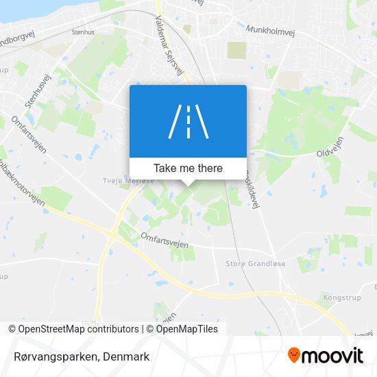 Rørvangsparken map