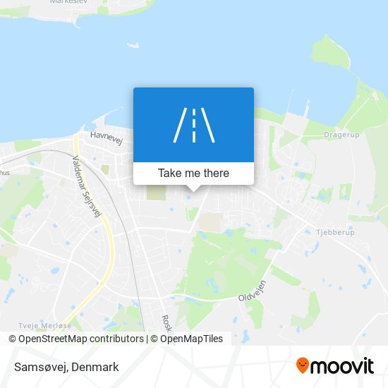 Samsøvej map