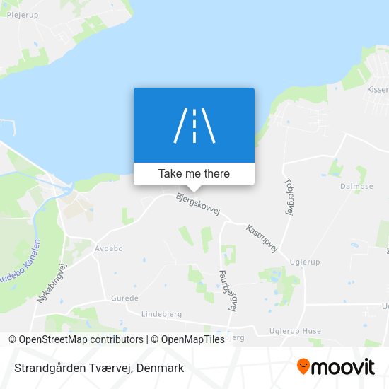 Strandgården Tværvej map