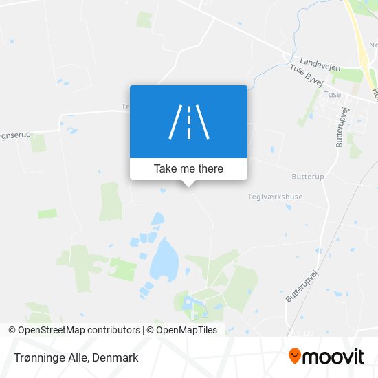 Trønninge Alle map