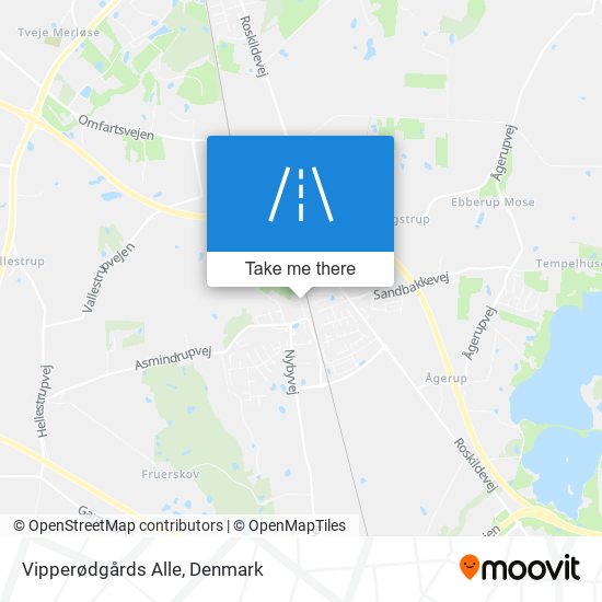 Vipperødgårds Alle map