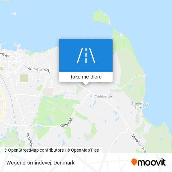 Wegenersmindevej map