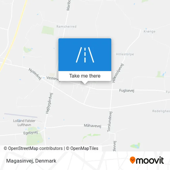 Magasinvej map