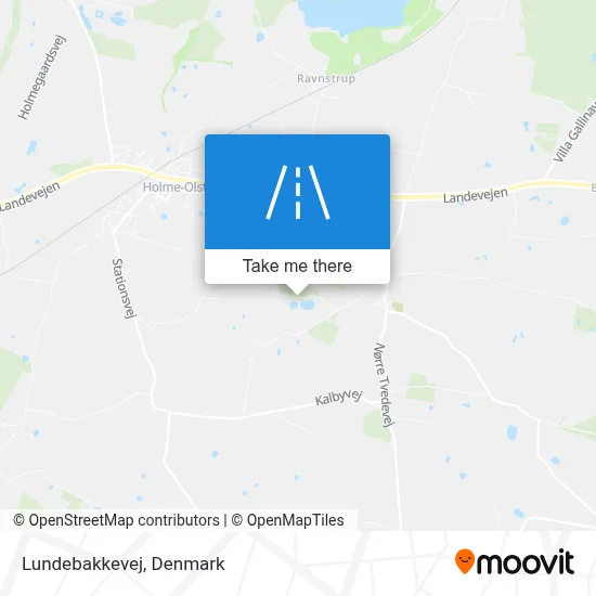 Lundebakkevej map
